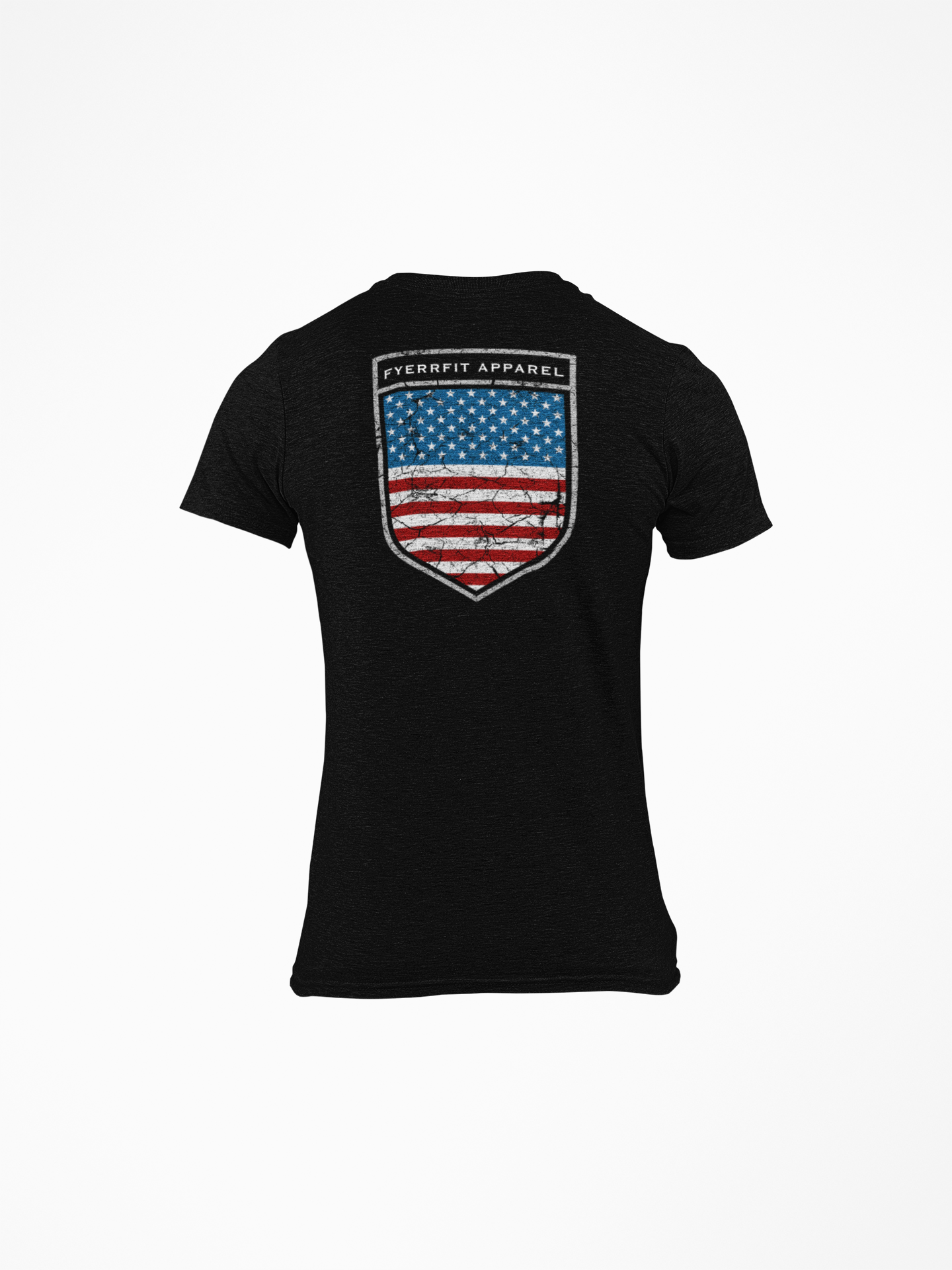 FYERRFIT USA Graphic Tee- Flag Armor