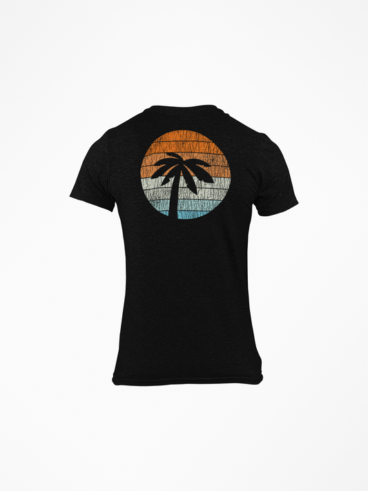 FYERRFIT Summer Graphic Tee- Vintage Retro Palm